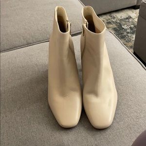 Gorgeous nude booties!! Worn only a few times.